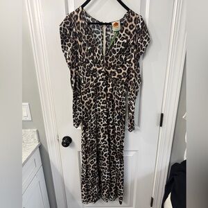 FARM Rio Leopard Print Dress